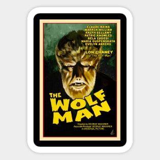 The Wolf Man Sticker